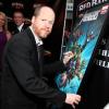 Joss Whedon signing the special Avengers poster