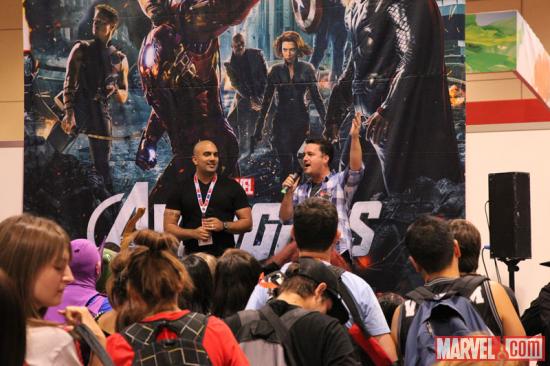 Arune Singh and Stephen Wacker at Fan Expo 2012