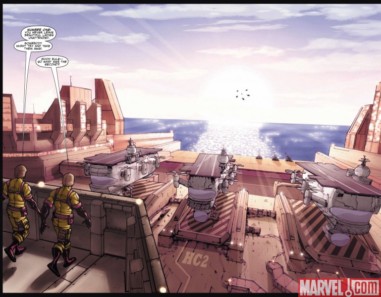 SECRET WARRIORS #5, pages 3-4