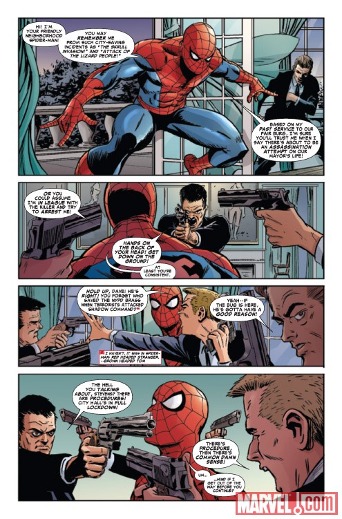 WEB OF SPIDER-MAN #10 preview art by Nick Dragotta
