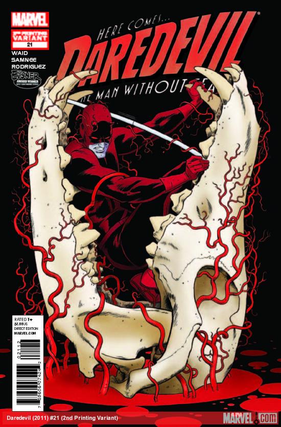 DAREDEVIL 21 2ND PRINTING VARIANT