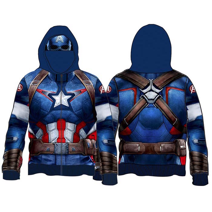 captain america hoodie toddler