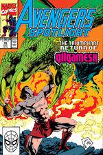 Avengers Spotlight (1989) #35 cover
