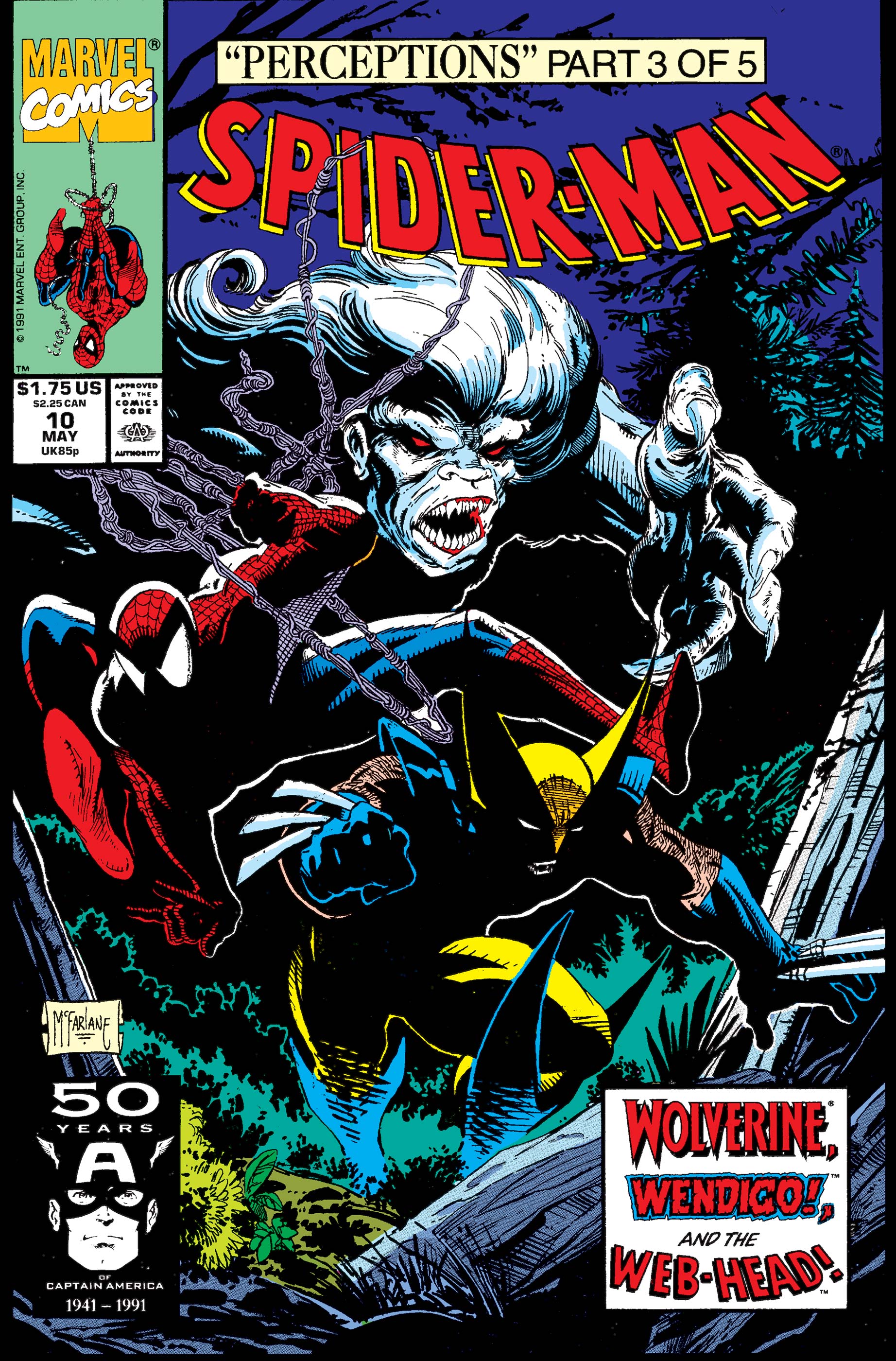 COMIC SPIDER-MAN # 3 1990-9.4