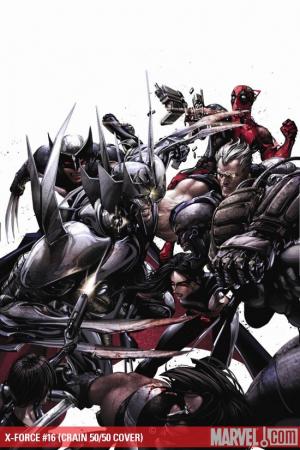 X-Force (2008) #16 (CRAIN 50/50 COVER)