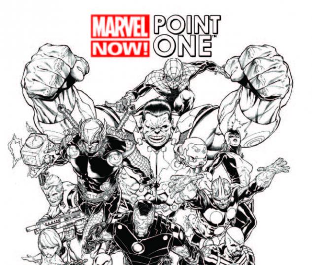 MARVEL NOW! POINT ONE 1 QUESADA SKETCH VARIANT (NOW, WITH DIGITAL CODE)