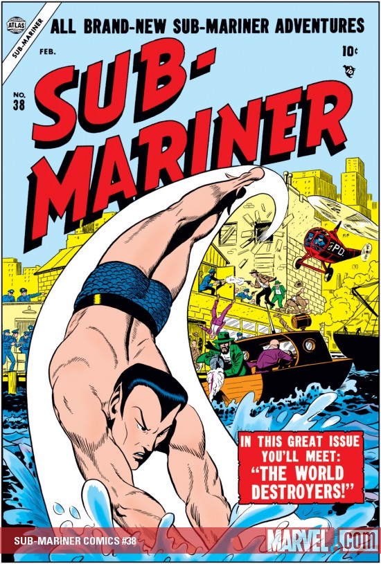 Sub-Mariner Comics (1941) #38 comic book cover