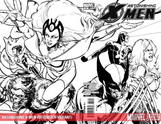 Astonishing X-Men (2004) #31 (SKETCH VARIANT)