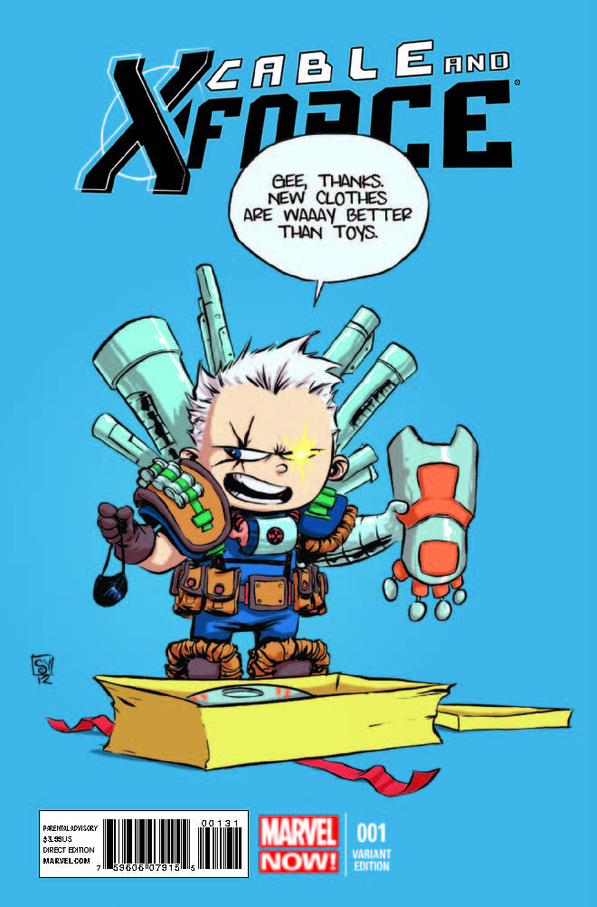 Cable And X Force 12 1 Young Variant Comic Issues Marvel