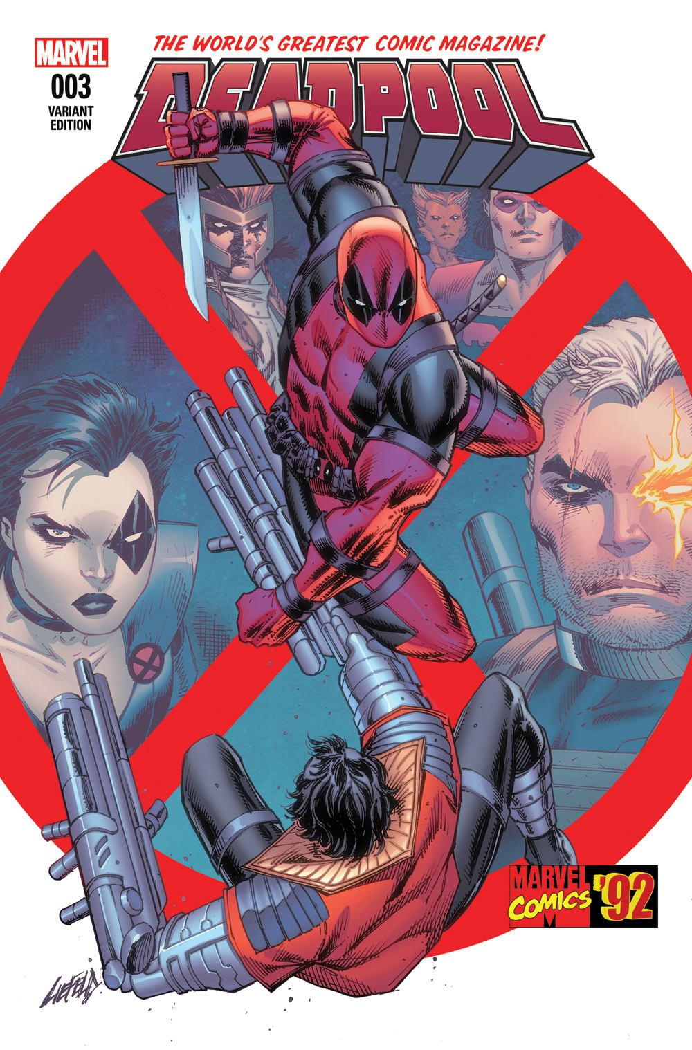 Deadpool (2015) #3 (Liefeld Marvel 92 Variant)