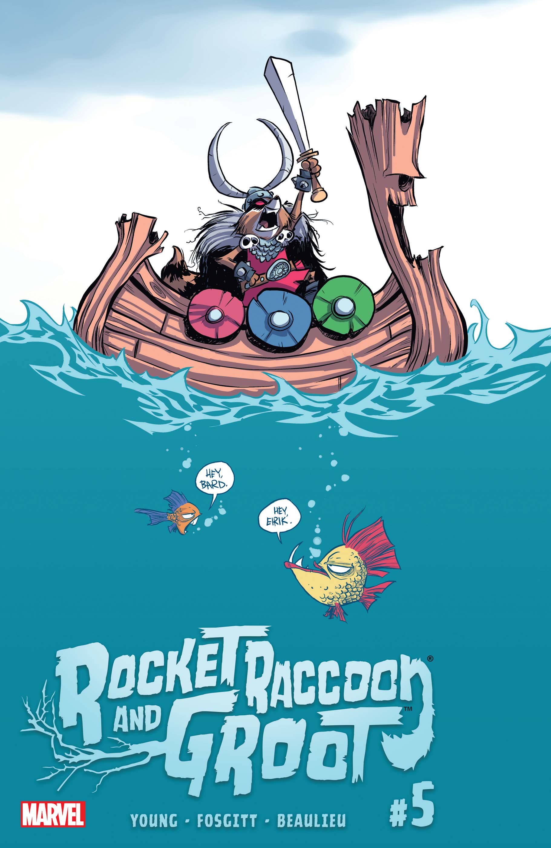 Rocket Raccoon and Groot #1 Marvel 2015 Series Deadpool Variant 9.6 Near Mint+ 