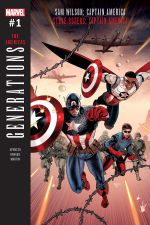 Generations: Sam Wilson Captain America & Steve Rogers Captain America (2017) #1 cover