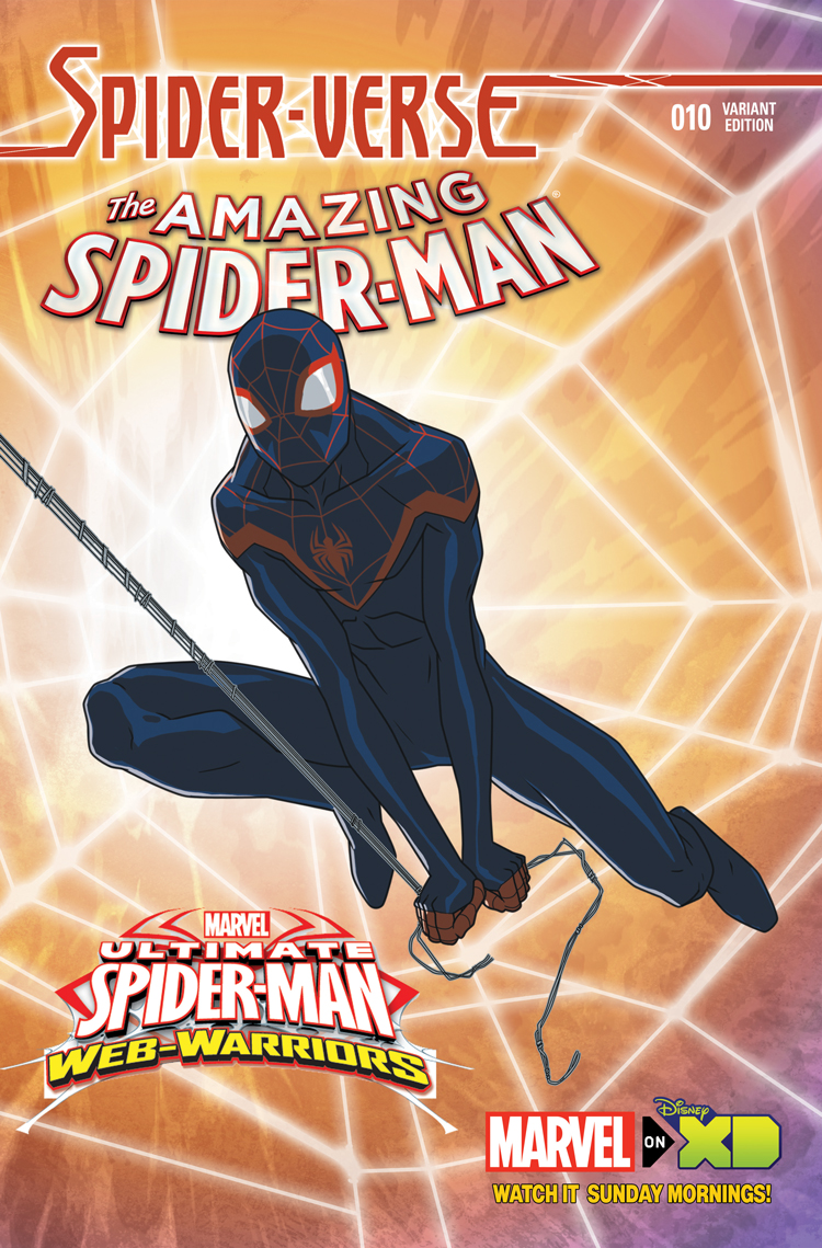 The Amazing Spider-Man (2014) #10 (Wamester Marvel Animation Spider-&#8203;Verse Variant)