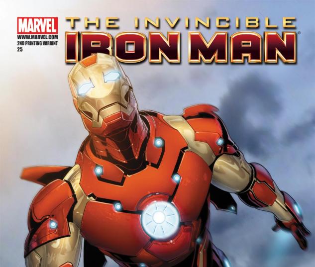 Invincible Iron Man (2008) #25, 2ND PRINTING VARIANT