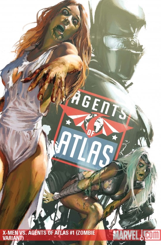 X-Men Vs. Agents of Atlas (2009) #1 (ZOMBIE VARIANT)
