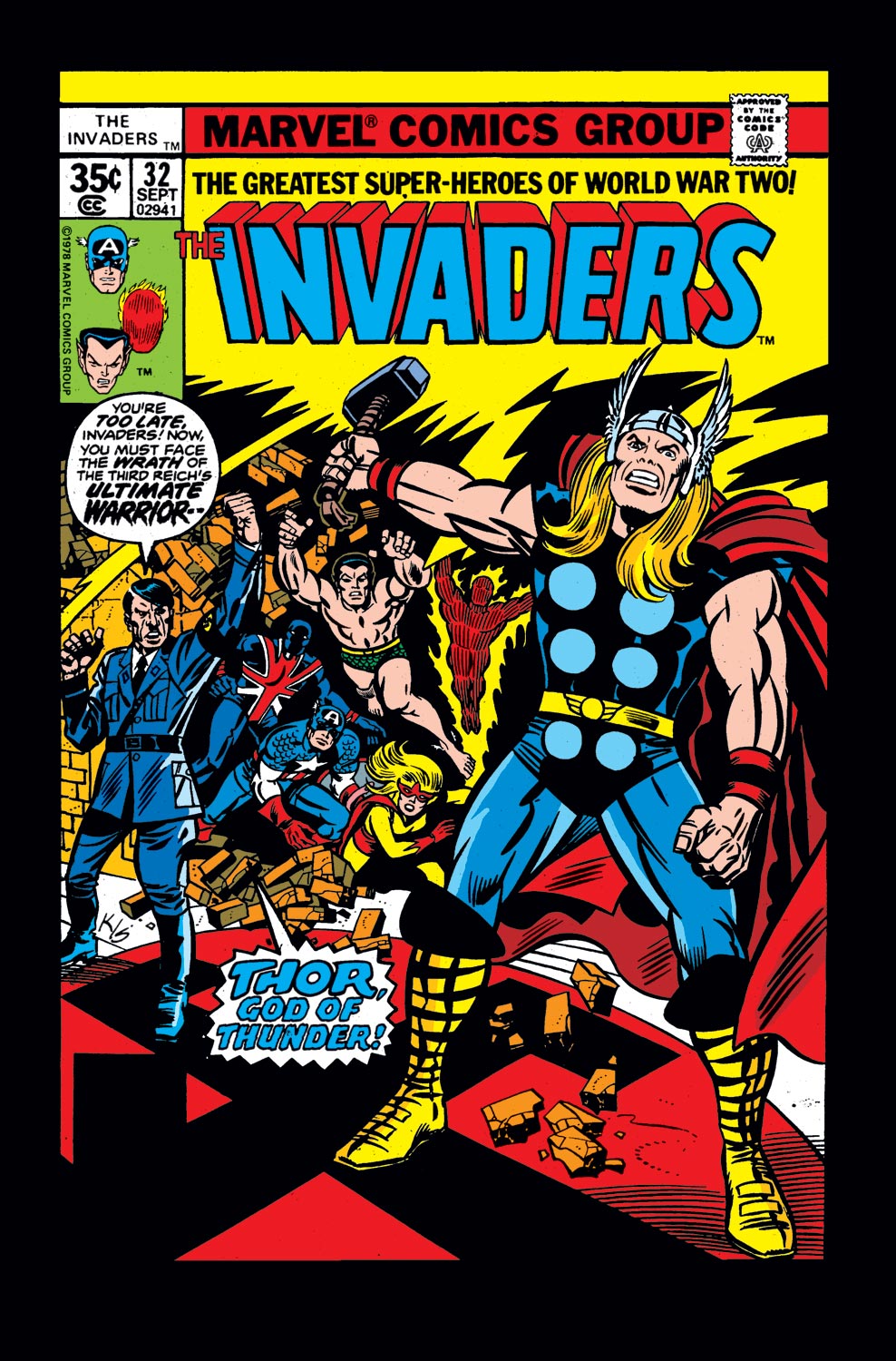 Invaders (1975) #32 | Comics | Marvel.com