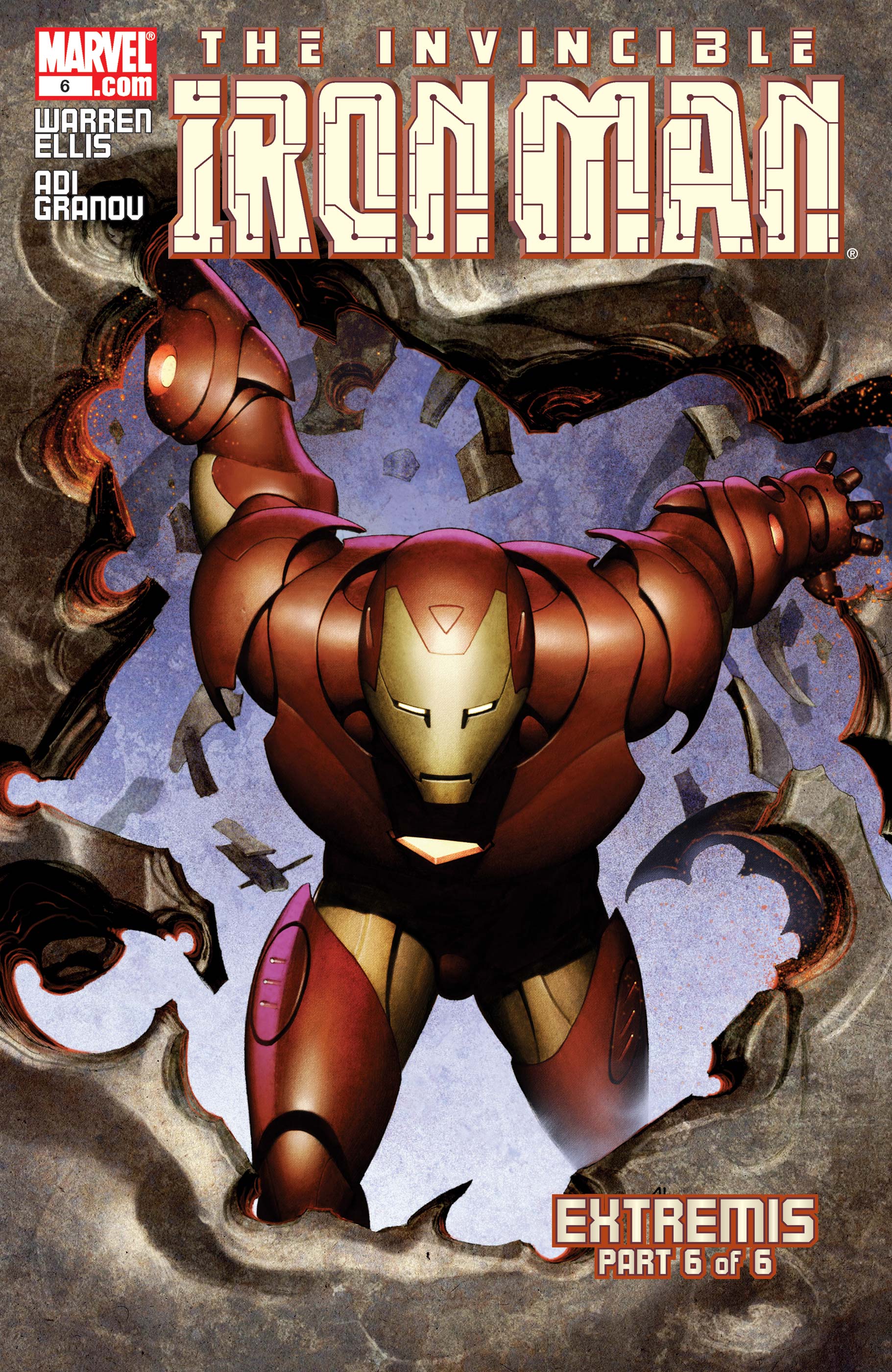 The Invincible Iron Man 2004 6 Comic Issues Marvel