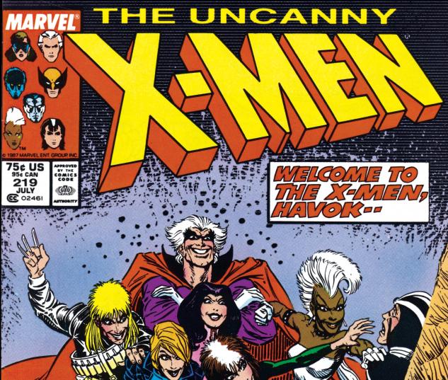 Uncanny X-Men (1963) #219 Cover