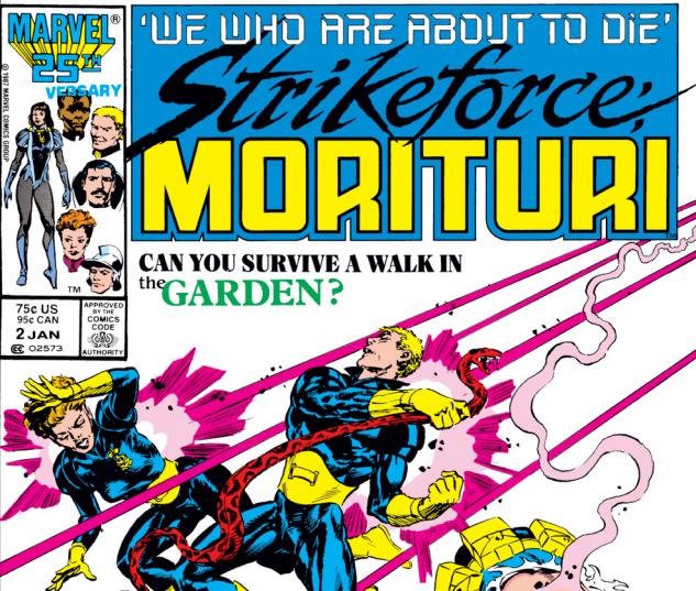 Strikeforce Morituri (1986) 2 Comic Issues Marvel