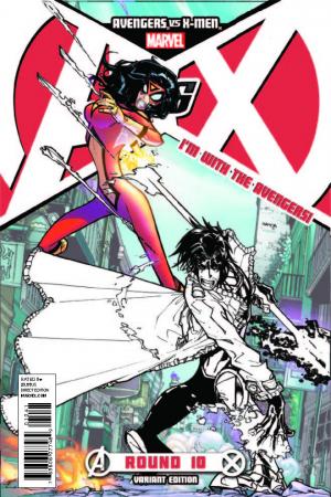 Avengers Vs. X-Men (2012) #10 (Avengers Team Variant)