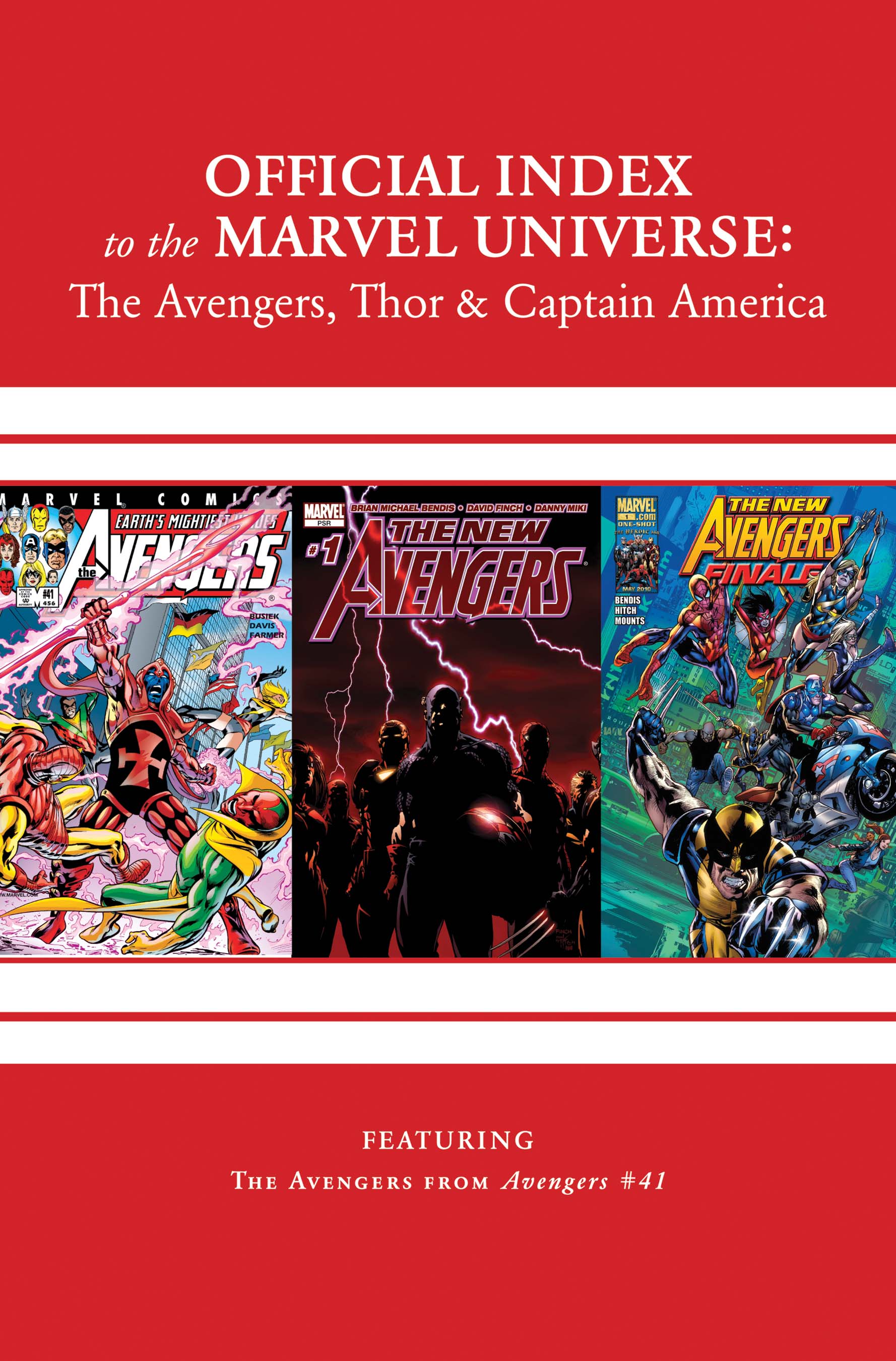 Avengers, Thor & Captain America: Official Index to the Marvel Universe (2011) #15