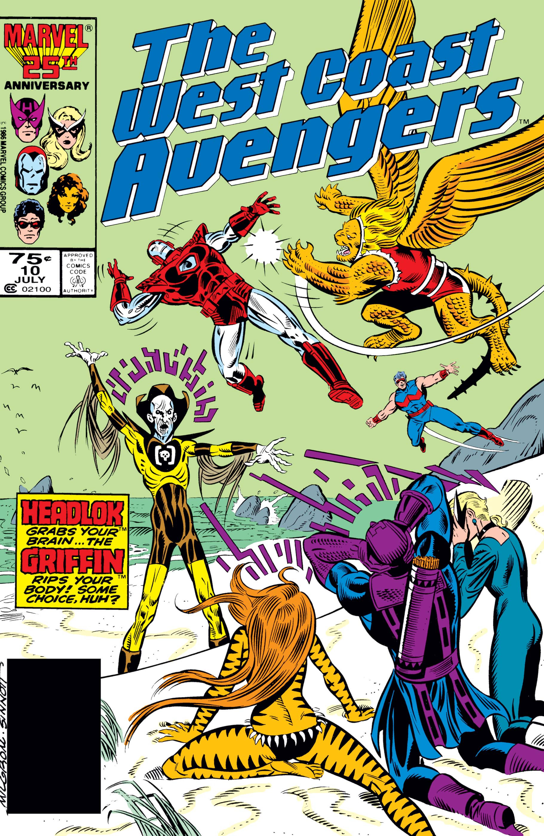 West Coast Avengers (1985) 10 Comics