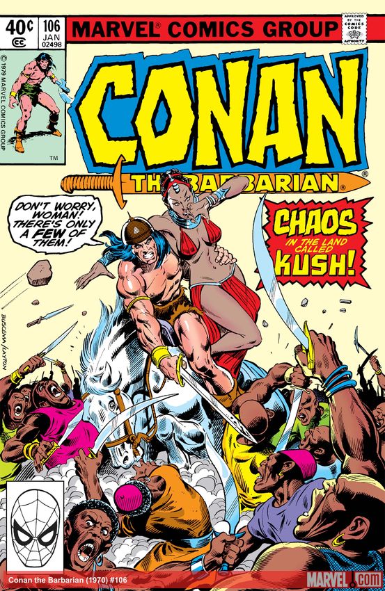 Conan the Barbarian (1970) #106 comic book cover