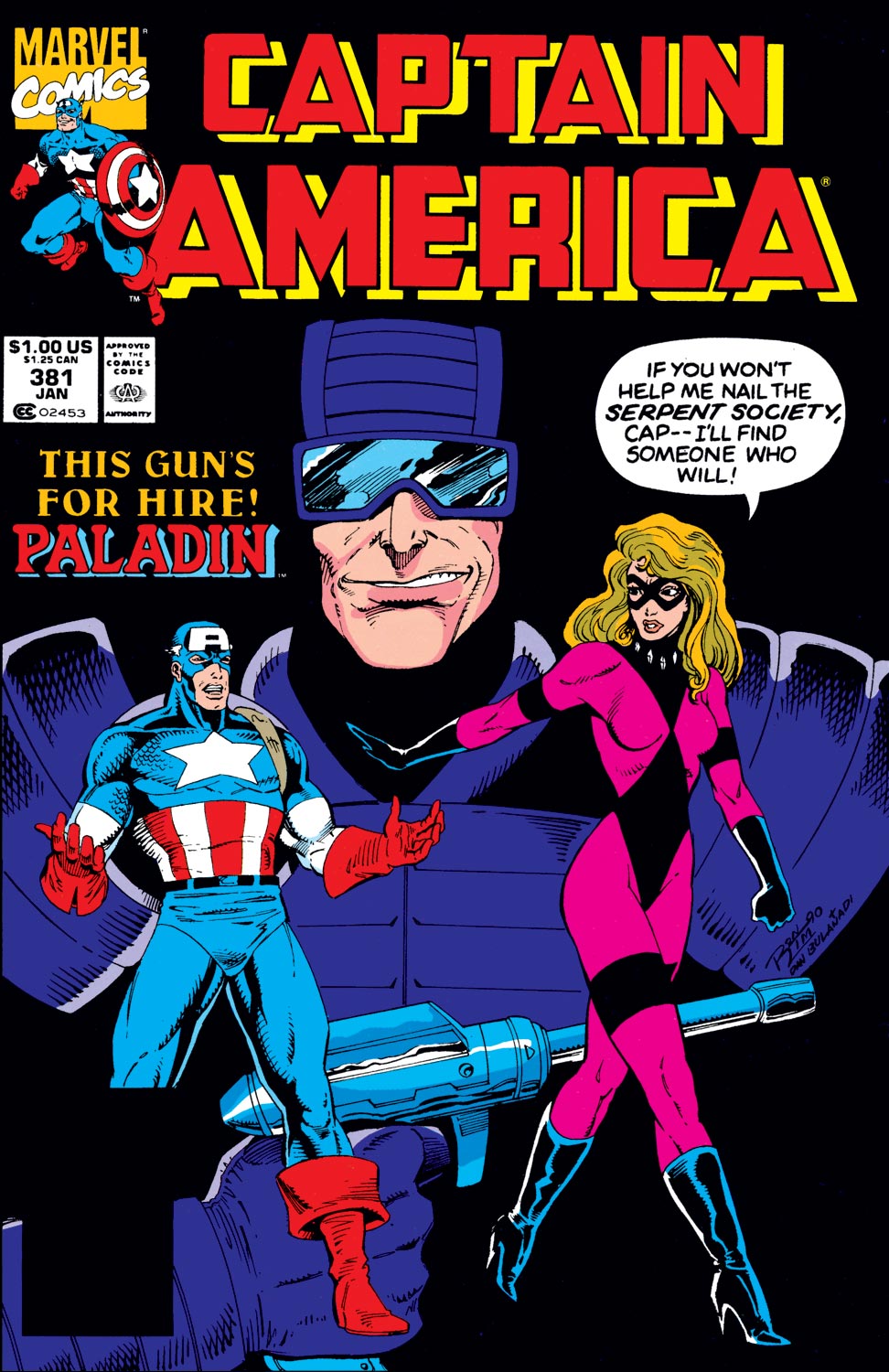 Captain America (1968-1996) #402 by Mark Gruenwald Captain America (1968-1996) #402 by Mark Gruenwald