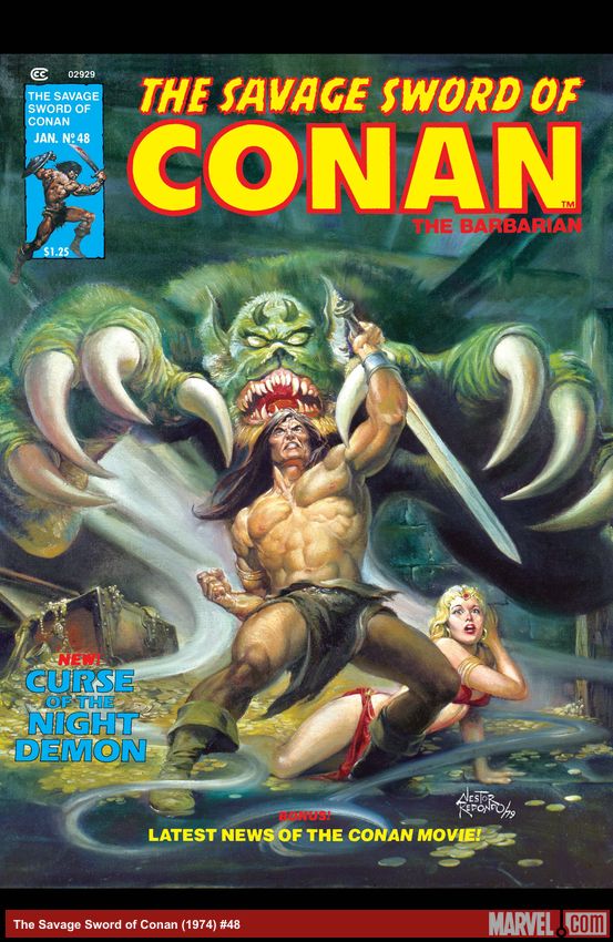 The Savage Sword of Conan (1974) #48 comic book cover