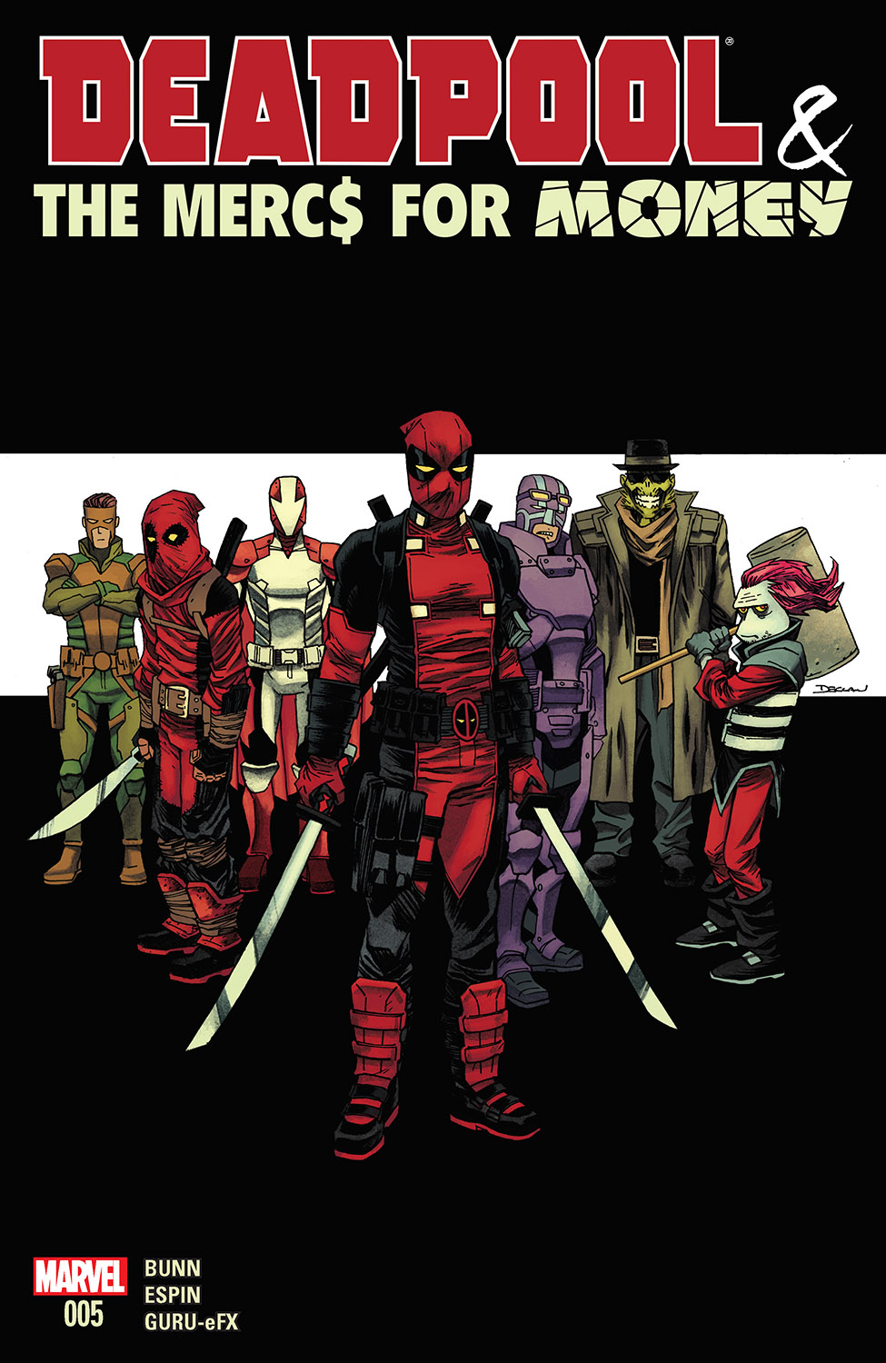 NM NEW AUG 2016 DEADPOOL AND THE MERCS FOR MONEY # 5 