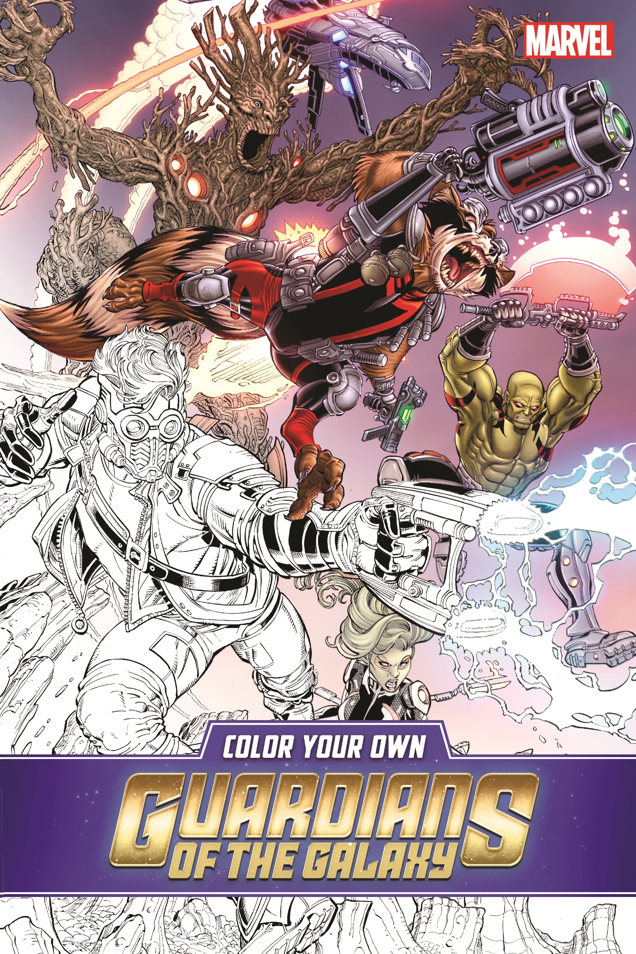 COLOR YOUR OWN GUARDIANS OF THE GALAXY (Trade Paperback)