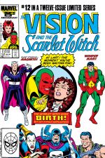 Vision and the Scarlet Witch (1985) #12 cover