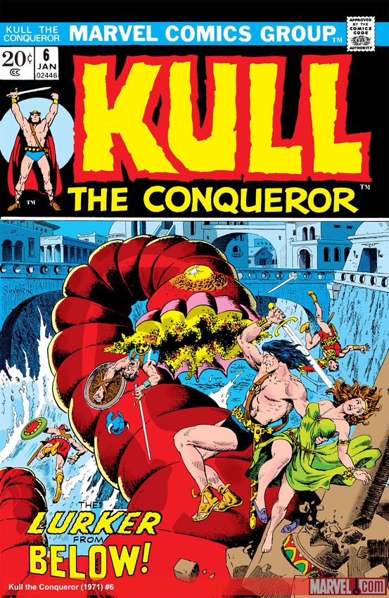 Kull the Conqueror (1971) #6 comic book cover