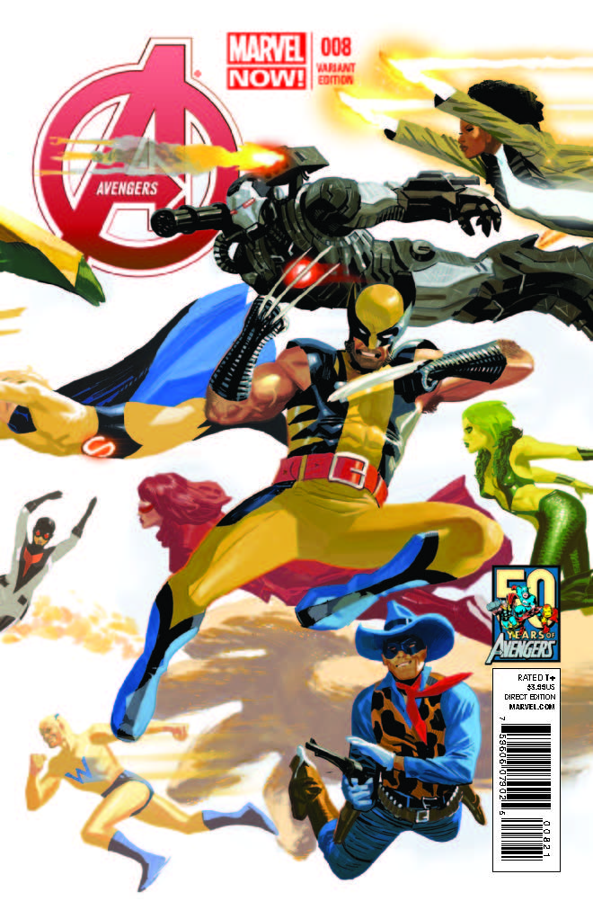 Avengers (2012) #8 (Avengers 50th Anniversary Variant)