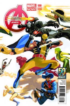 Avengers (2012) #8 (Avengers 50th Anniversary Variant)