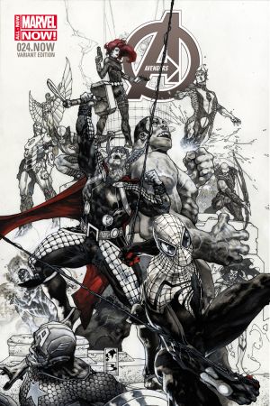 Avengers (2012) #24 (Bianchi Sketch Variant)