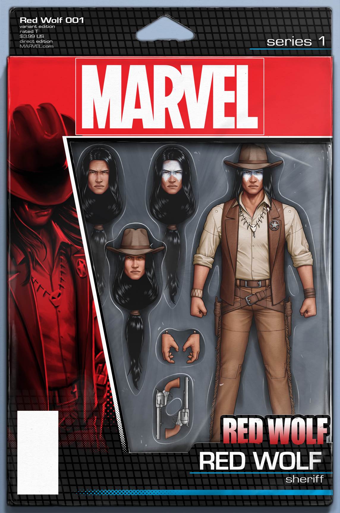 Red Wolf (2015) #1 (Christopher Action Figure Variant)