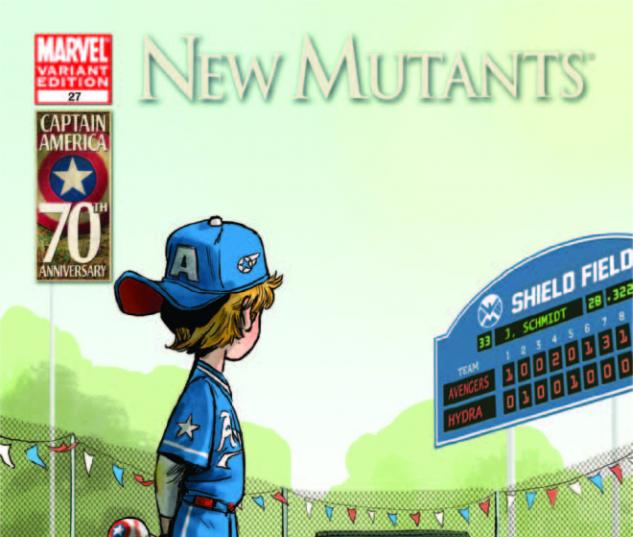 New Mutants (2010) #27, I Am Captain America Variant