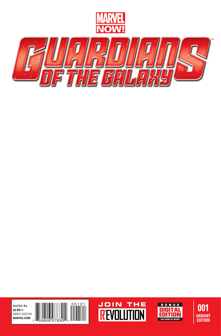 Guardians of the Galaxy (2013) #1 (Blank Cover Variant)
