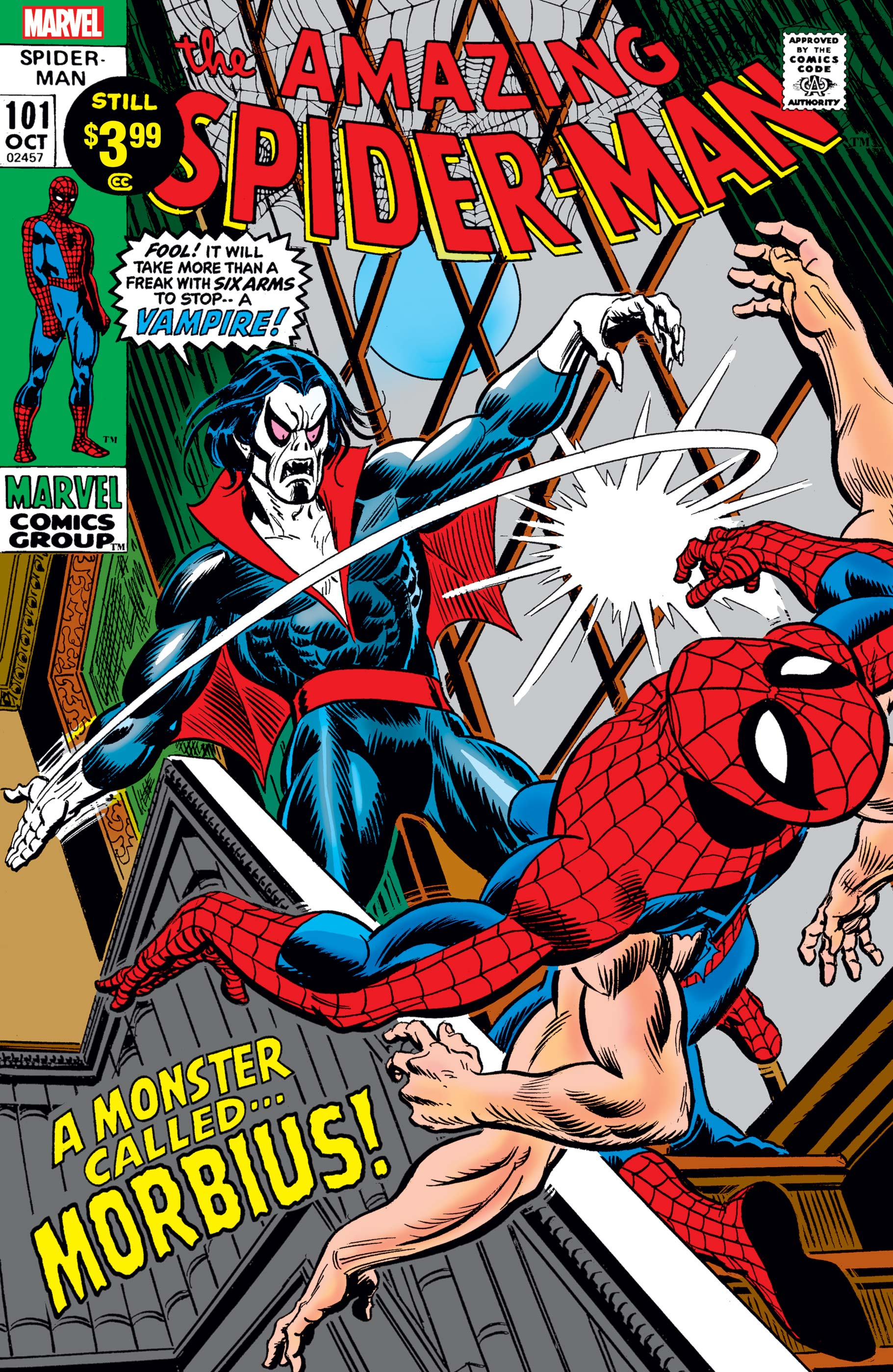Amazing Spider-Man #101 Marvel 2021 Facsimile Reprint 1st app Morbius 9.6 NM+ 