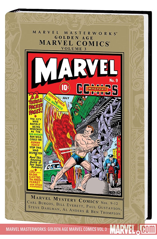 Marvel Masterworks: Golden Age Marvel Comics Vol. 3 (Hardcover)
