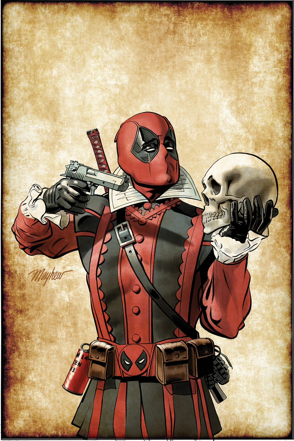 Deadpool (2015) #21 (Mayhew Shakespeare Variant)