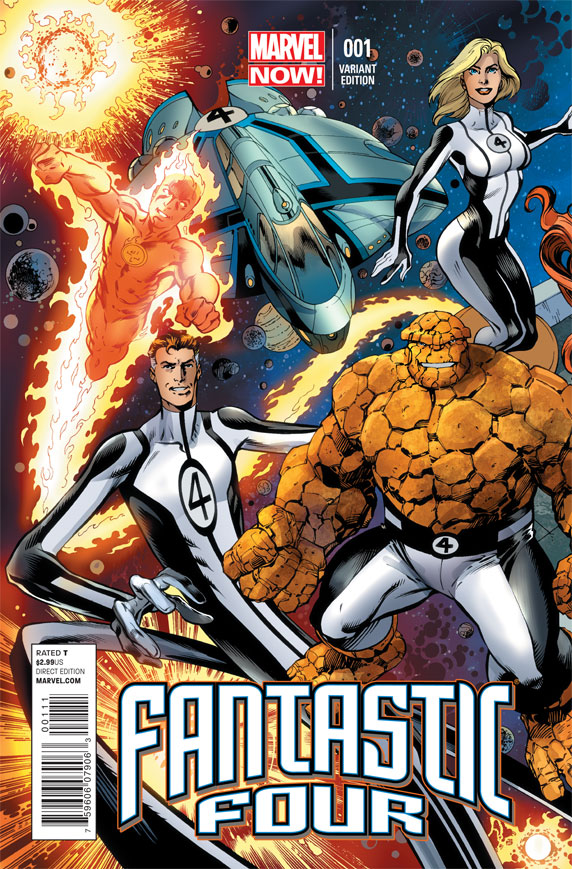 Fantastic Four (2012) #1 (Bagley Connecting Variant)
