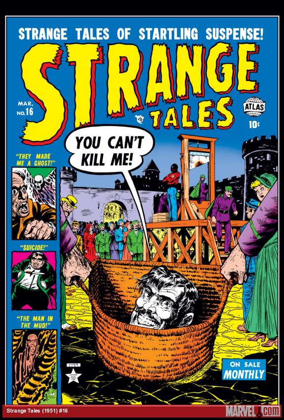 Strange Tales (1951) #16 comic book cover