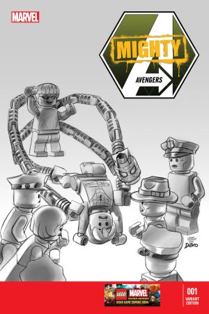 Mighty Avengers (2013) #1 (Castellani Lego Sketch Variant) Mighty Avengers (2013) #1 (Castellani Lego Sketch Variant)