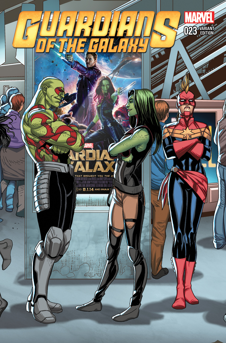 Guardians of the Galaxy (2013) #23 (Larroca Welcome Home Variant)
