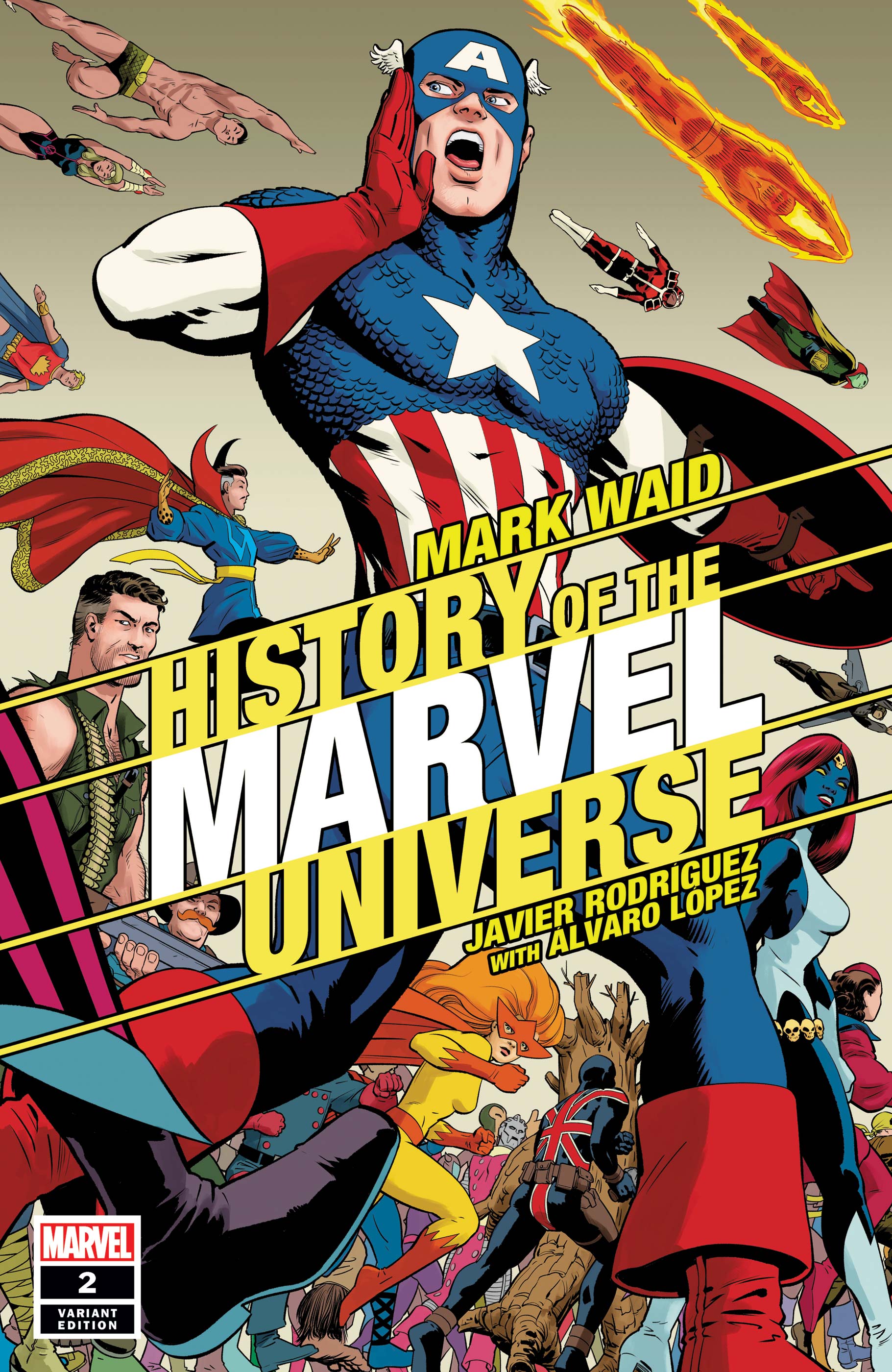 History of the Marvel Universe #2A NM 2019 Stock Image