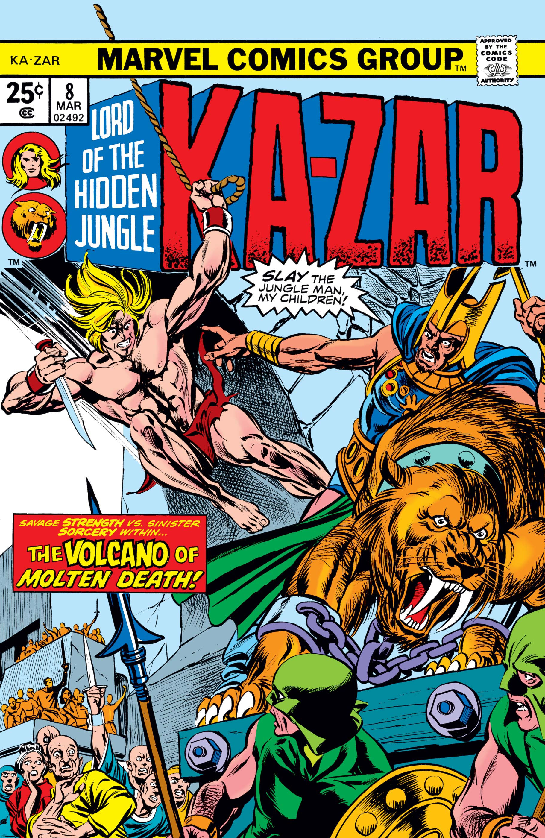 ka-zar-1974-8-comic-issues-marvel