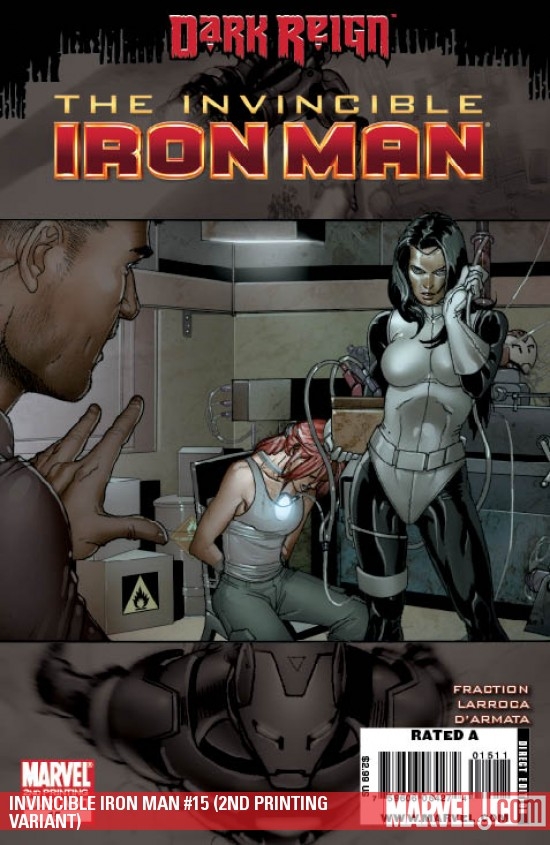 Invincible Iron Man (2008) #15 (2ND PRINTING VARIANT)