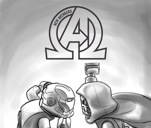 NEW AVENGERS 11 CASTELLANI LEGO SKETCH VARIANT (NOW, INF, WITH DIGITAL CODE)